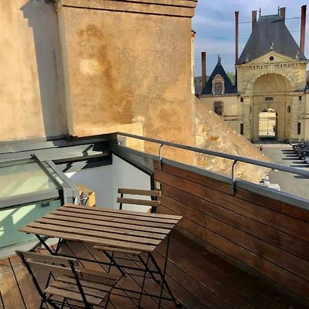 Vue Chateau Fontainebleau - Chez Lydia Buitenkant foto