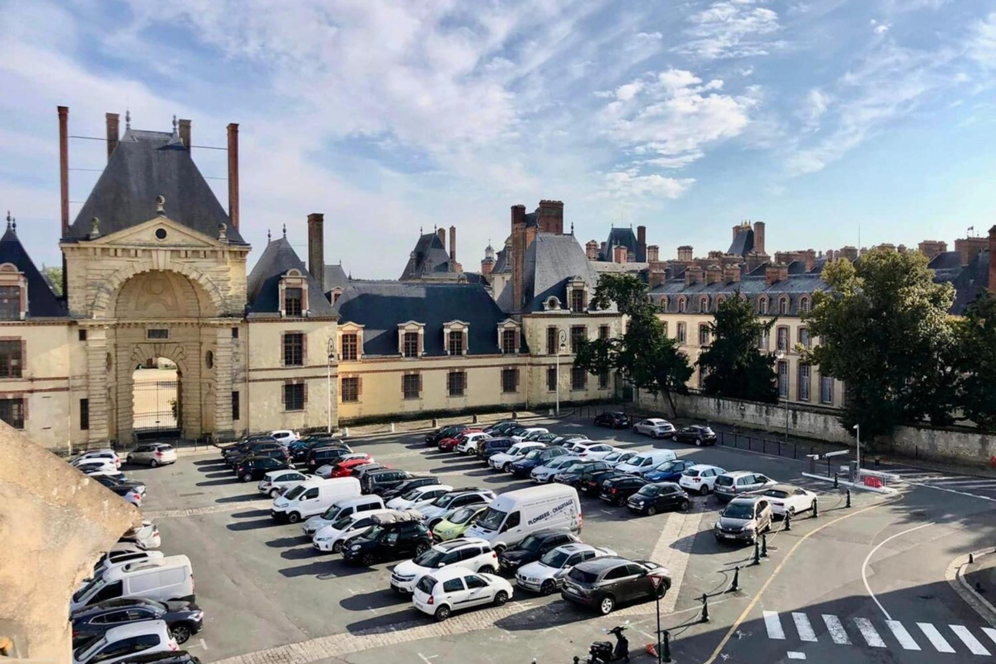 Vue Chateau Fontainebleau - Chez Lydia Buitenkant foto